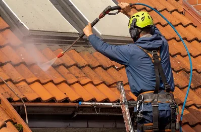 Démoussage et hydrofuge de toiture à Fitz-James